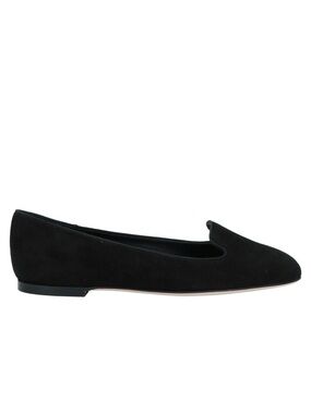 Dolce & Gabbana Black Suede round -Toe  Flats 38 -worn once
